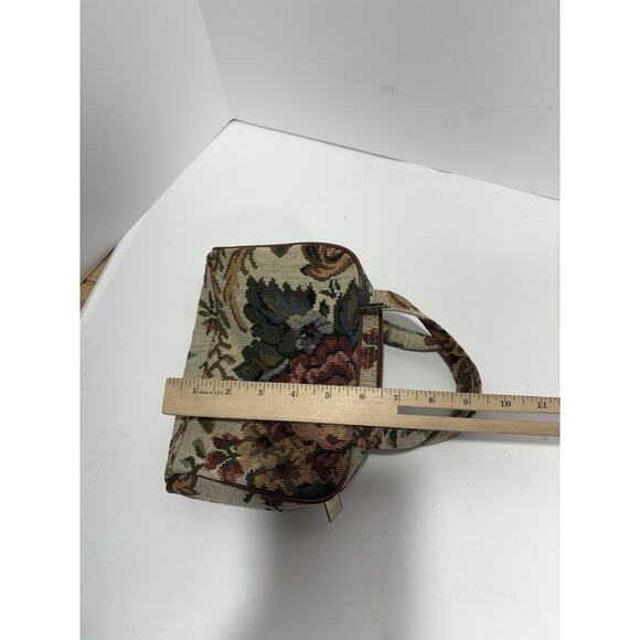 Yves Rocher Vintage Tapestry Cosmetic Makeup Toiletry Travel Purse Bag - Picture 5 of 7